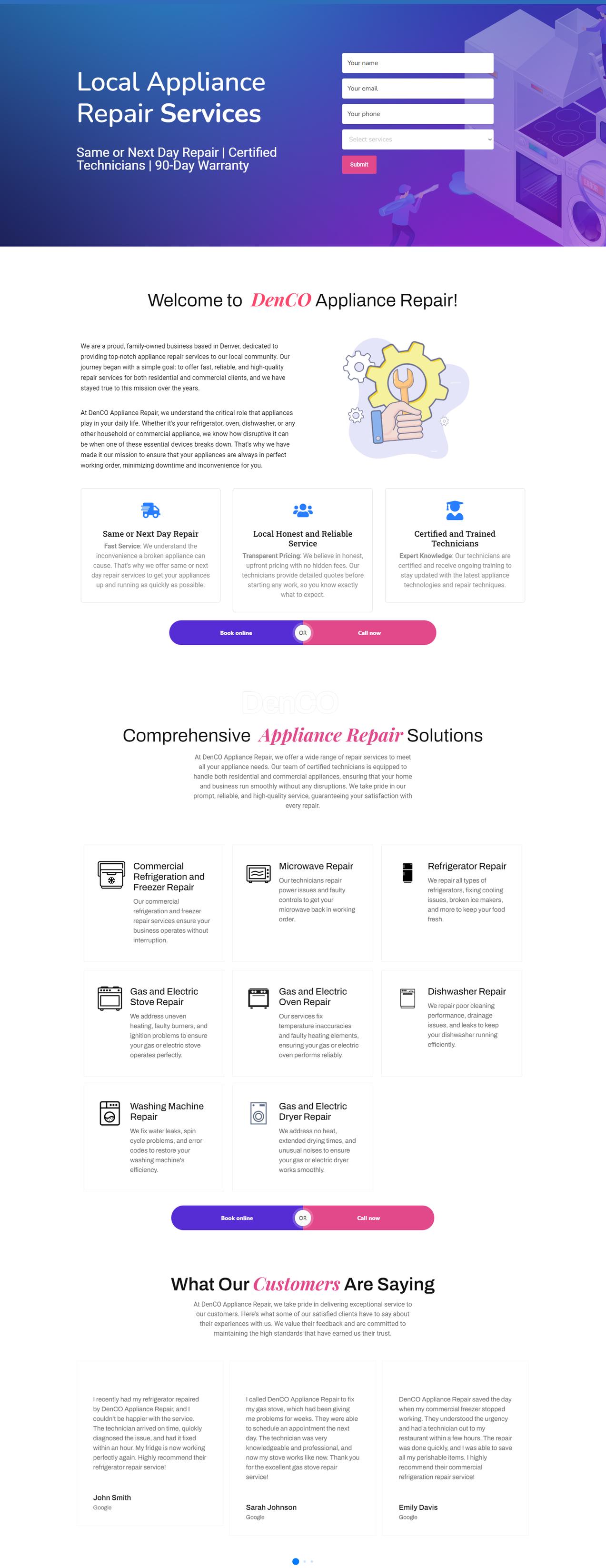 DenCO Appliance Repair